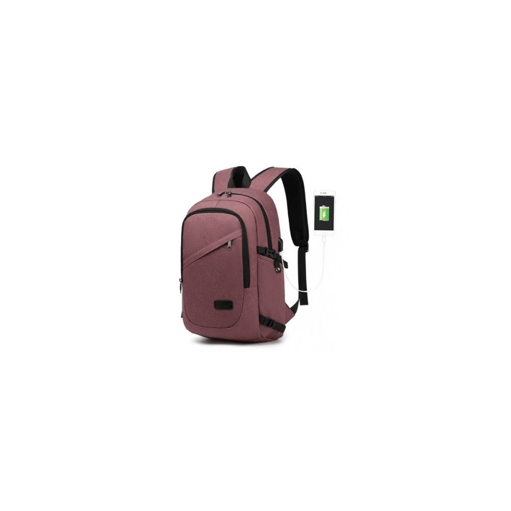plecak mlodziezowy meski na laptopa 156 usb burgundy compact